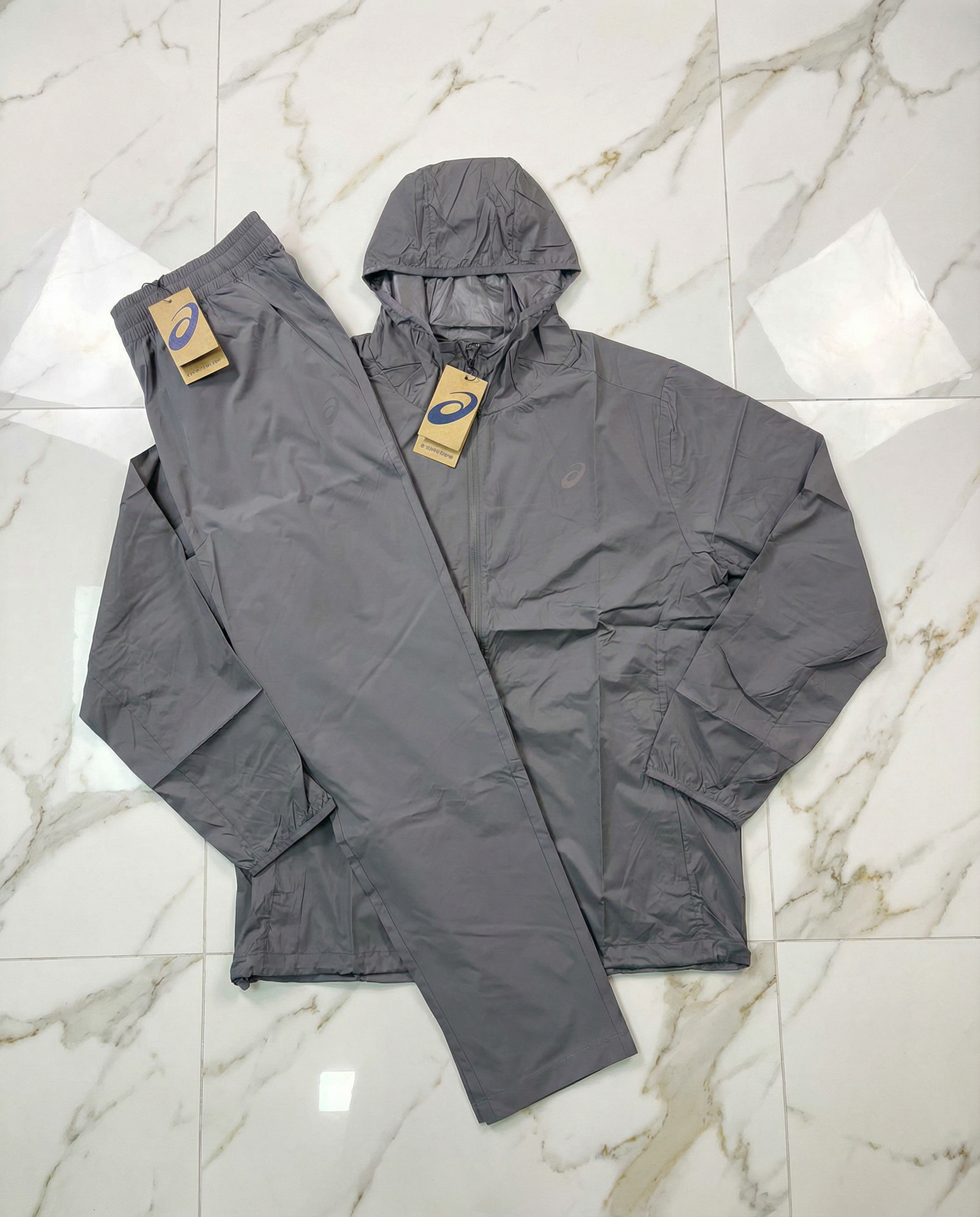 ASICS SPIRAL LIGHT GREY TRACKSUIT